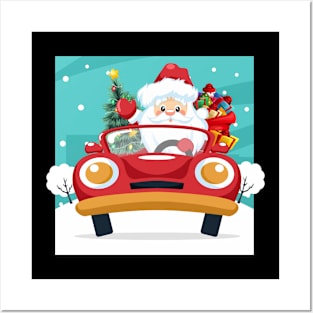 Driver Santa Posters and Art